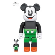 23年1月預訂！全新未開封 Medicom Toy Bearbrick Be@rbrick 100%+400% / 1000% 米奇老鼠 Mickey Mouse 1930's Poster 迪士尼 Disney