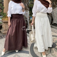 KATUN FIONA Skirt - Smocked skirt - the clique skirt - yoi skirt - long cotton skirt