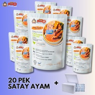 COMBO 20 Ready To Eat Frozen Chicken Satay