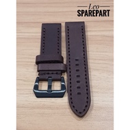 24mm leather watch strap