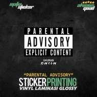 STICKER/STICKER PRINT CUT POLITICAL ADVISORY EXPLICIT CONTENT