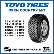 TOYO OPEN COUNTRY M/T - 31X10.50R15, 33/12.50R15, LT245/75R16, LT265/75R16, LT285/75R16, LT315/75R16