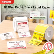 NIIMBOT B21_PRO Specialised Label Paper Red and Black Dual-Colour Printing