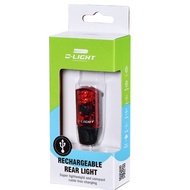 D-LIGHT 9223 REAR LIGHT RECHARGEABLE RED - CG-214R