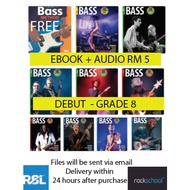 2018 RSL Rockschool Bass Exam Pieces l Debut - Grade 8 l Pdf + audio