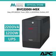 APC BVG2200I-MSX EASY UPS 2200VA / 1200W, TOWER, 230V, 4 UNIVERSAL OUTLETS, AVR, UPS *UNINTERRUPTIBL
