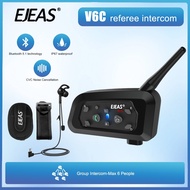 V6C pro Referee Intercom Headset Full Duplex Bluetooth Soccer Conference Interphone