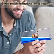 Unsinkable Boat in a Box, Cruise Ship Fluid Drift Bottle, Unsinkable Cruise Ship Toy, Cruise Ship Fl