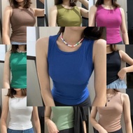Basic Long Tank Top Long Tank Top Rib Tank Top Camisole Tank Top Long Top/ Knitted Tank Top/