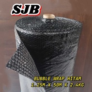 BLACK BUBBLE WRAP 1.25M x 50M x 2.4KG – Sold Per Meter