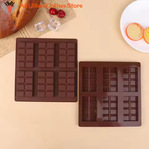 Rectangle Silicone Mold DIY Chocolate Candy Bar Break Apart Protein Engery Mould Wax Melt Fat Bomb S