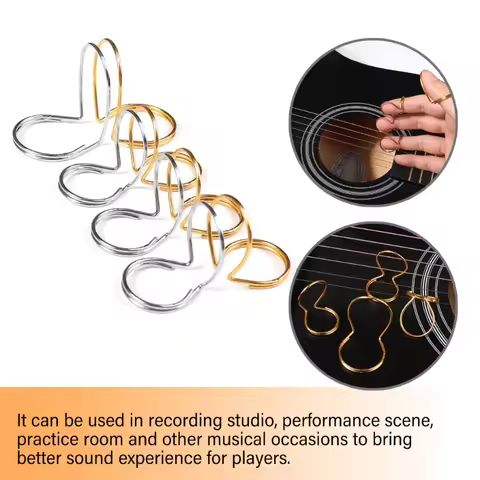 4Pcs Guitar Picks Adjustable Thumb Picks Finger Picks Plectrums Butterfly Guitar Finger Picks Finger