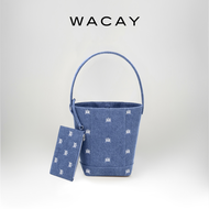 WACAY - Bucket Monogram Bag (พร้อมส่งทุกสี ยกเว้นสี Denim ส่ง 19 Sep 25)