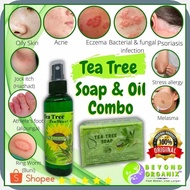 Pure.x!Tea?fu_Tree:h_Skin:A_Therapy:t_Soap:Pm^and/cl^Oil/Md^DUO Combo (Skin Care Set, Acne, Psorias