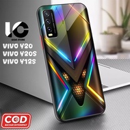 HP Softcase VIVO Y20hp VIVO Y20S V2029, V2029 Glossy Case Shiny Glass Casing Protective Mobile Phone