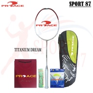 Raket Badminton Pro Ace Titanium Dream Bonus Komplit Raket Pro Ace Titanium Dream