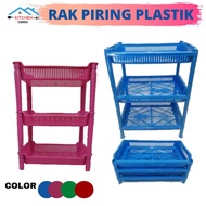 3-Tier Plastic Shelf 3-Tier Multipurpose Shelf 3-Tier Plastic Dish Rack