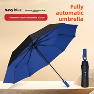 Auto Open Close Windproof Giant Umbrella - 10 Reinforced Ribs, Family Size, UPF50+ Sun & Rain Protec