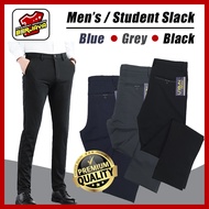 Seluar Slack lelaki Hitam/Biru/Kelabu/Slack Remaja/Men's Formal Slack/Seluar Kerja Lelaki/(READY STO