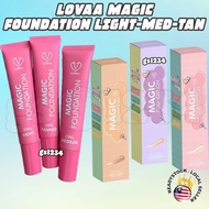 LOVAA MAGIC FOUNDATION 15ml full coverage foundation light medium tanned