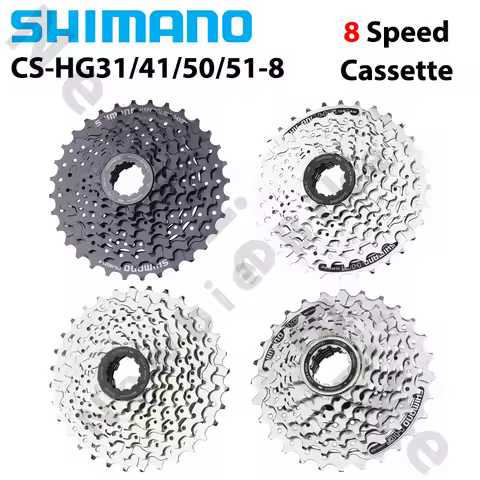 SHIMANO 8 Speed Mountain Bike Folding Car Cassette Tower Wheel CS-HG41-8 CS-HG31-8 HG50-8 HG51-8 11-
