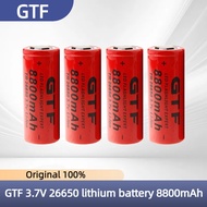 / /GTF 26650 8800mAh 3.7V Rechargeable Li-ion Battery lithium rechargeable battery (1PCs).
