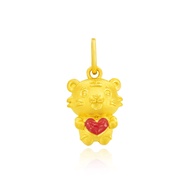CHOW TAI FOOK 999 Pure Gold Pendant - Zodiac Tiger: LOVE R27992