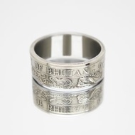 不丹硬幣戒指 1 ngultrum 1979 男士硬幣戒指 女士硬幣戒指