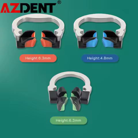 Azdent Dental Sectional Matrix System Set Dental Matrices Clip Ring Matrix Bands Dental Wedges Plast