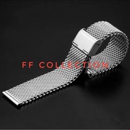 PUTIH Ff COLLECTION White silver sand chain watch Strap full size original 8MM 10MM 12MM 14MM 20MM 2