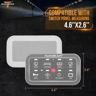Auxbeam Switch Panel Waterproof Cover PVC Protective Case for 8 Gang Switch Panel BA80, GA80, BB80, 