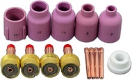 RIVERWELD TIG Large Diameter Gas Lens Collet Kit 45V116 (1/16") 45V64 (3/32") 995795 (1/8") Ceramic 