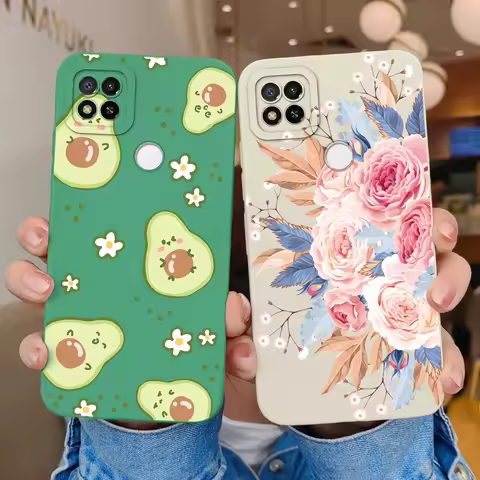 Case For Xiaomi Redmi 9C Redmi 9C NFC Redmi 10A Beautiful Flower Shell For Redmi 9 C Redmi 9 C NFC R
