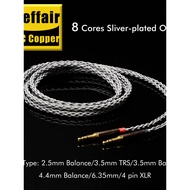 Preffair E541 6N Single Crystal Copper HE1000se, HE6se, he400, Z7M2 Headphone Upgrade Cable