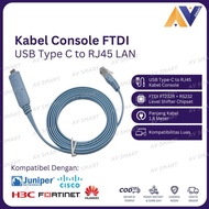Cisco FTDI USB Type-C to RJ45 LAN Console Cable 1.8 Meter Console Cable