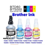 Brother BTD60BK BT5000 Black/C/M/Y INK Bottle FOR T220 T310 T420W T520W T710W T720DW T910DW T4500DW