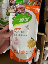 一滴淨蘆薈多酚洗潔精-柑橘 檸檬精油800g （補充包）6包