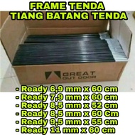 TENDA TENT FRAME 11MM x 60CM - CAMPING TENT POLE - FIBER TENT FRAME CAMPING TENT DOME 6 PROBIG - NSM
