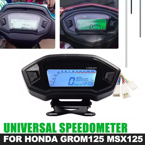 For Honda Grom 125 MSX MSX125 Grom125 Motorcycle Speedometer LCD Digital Dash DashBoard Indicator Ta