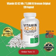 Bronson Vitamin K2+D3 5000IU 10000IU ISI 120 CAPSUL