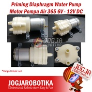 Priming Diaphragm Water Pump Motor Pompa Air 365 6V - 12V DC