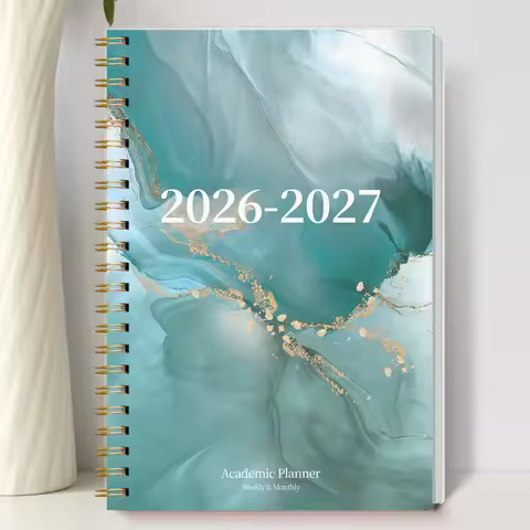 2026-2027 A5 Weekly & Monthly Planner – Jan 2026 to Dec 2027 Spiral Organizer with Calendar & Notes,