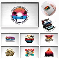 Convenient Metal Card Case Men's Card Holder Women's Credit Card Ultra-Thin Credit Card Wallet Mini 