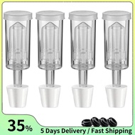 Fermentation Lids Airlock Kit with 6Stopper,Air Locks Fermentation Airlock Beer Wine Kombucha Brewin