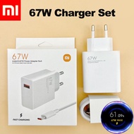 Original Xiaomi Mi 67W EU Turbo Charger Fast Charger 6A USB Type-C Charging Cable Set For Xiaomi 11