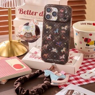 Cutie pony festival phone case from Joejoe Studio iPhone Vintage Carousel Pattern Brand (Pre-Order)