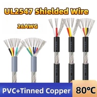 2547 Multi-Core Shielded Wire 26AWG 2/3/4/5/6/7 Core Tinned Copper Data Wire Control Wire