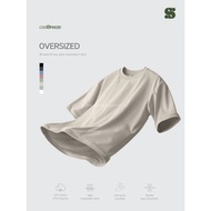 CoolBreeze Oversized T-Shirt Beige Oversized Boxy T-Shirt