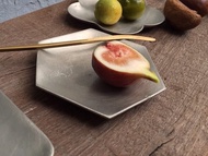 錫器六邊形小淺碟~手作的詩會持續用金屬工藝創作來為生活寫詩!