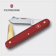 【VICTORINOX 瑞士維氏】芽接刀/黃桐樹皮剝皮器2用園藝刀(3.9140)